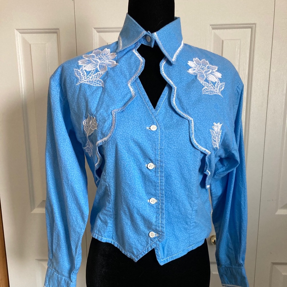 JQW cute long sleeve western shirt